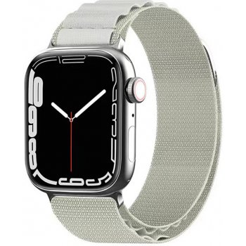 Techsuit Remienok na hodinky (W037) - Apple Watch 1/2/3/4/5/6/7/8/SE/SE 2 (38/40/41 mm) - Hviezdne biely KF2310834
