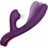 SuperLove Come-Hither Rabbit Sucking G-Spot Dual Vibrator Purple