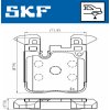 SKF Sada brzdových platničiek kotúčovej brzdy VKBP 90554