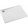 Omnires Stone obdĺžniková sprchová vanička 100x80 cm biela STONE80/100BM