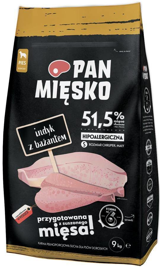 PAN MIESKO Morka s bažantom 20 kg