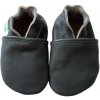 Hopi Hop Kožené capáčky Barefoot Veľ. XXL (2-3 roky) Antracit