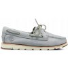 TIMBERLAND Dámske poltopánky CAMDEN FALLS FG BOAT šedé, kožené, ľahké 36