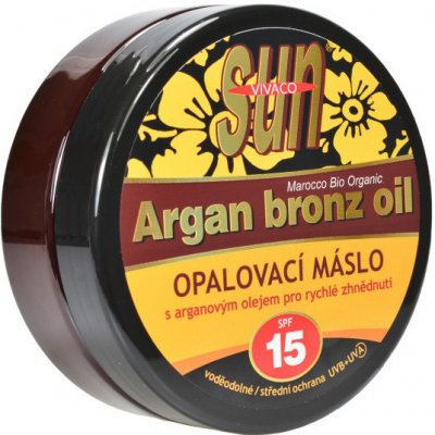 SunVital Argan Bronz Oil opalovacie maslo SPF15 200 ml