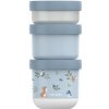 Little Dutch Tégliky na desiatu stohovacie 3 ks Forest Friends