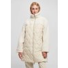 Urban Classics Ladies Sherpa Quilted Coat softseagrass/whitesand