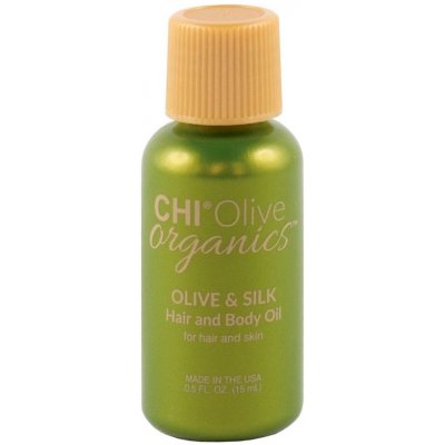 CHI Olive Organics Olive & Silk Olivový a hodvábny olej na vlasy a telo 15 ml