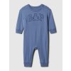 GAP Baby overal s logom Modrá 0-3M Modrá Modrá