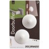 Slovakia Trend Strend Pro DOORBUFFER 2212626 - Zarážka na kľučku , okruhlá, samolepiaca, doraz na stenu, plastová, dverová, biela, bal. 2ks