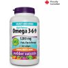 WEBBER NATURALS Omega 3-6-9 1200 mg BONUS IVO cert.