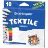 Centropen Fixy na textil 10 barev