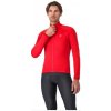 CASTELLI Cyklistická zateplená bunda - COMPETIZIONE - červená XS