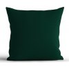 MKLozkoviny.sk Bavlnená obliečka na vankúš Renforcé 40 × 40 cm - Jasmine tmavozelená- -