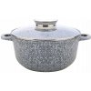 HRNIEC ALUMINIUM OKRAGLY 20CM GRANIT MRAMOR 2,8L MASTERPAN MP-2126