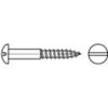 TOOLCRAFT TO-5446599 polkruhové skrutky do dreva 2.5 mm 25 mm drážka DIN 96 mosaz 500 ks; TO-5446599