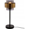 Candellux Stolná lampa SPIEGA 1xE27/60W/230V zlatá/čierna CA0897 + záruka 3 roky zadarmo