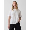 GAP Oversize tričko s logom VintageSoft Biela S