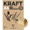 Clairefontaine Blok Brown Kraft A4 50 listov 120 g