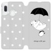 Flipové puzdro na mobil Samsung Galaxy A20e – MH08P Medvedík a tučniak – always with you 5903226908363