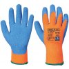 Portwest A145 Cold Grip Zateplené pracovné rukavice oranžová/modrá 8/M