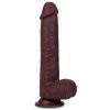 Realistické Dildo Slidy Cock 17 x 4 cm Brown - gb42522