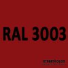 RAL 3003 akrylová auto farba lesklá alebo matná 1 liter + tužidlo + riedidlo (RAL3003 RUBY RED originálny odtieň akrylovej farby s lakom ( ČSN3003 ))