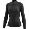 Funkční triko s dlouhým rukávem ke krku zip K-THERMO, dívčí TECSO (černá, vel. 8-10 let)
