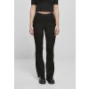 ladies Rib Knit Bootcut leggins black