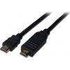 PremiumCord HDMI High Speed + Ethernet kabel se zesilovačem/ AWG26/ 3x stínění/ M/M/ zlacené konektory/ 15m/ černý kphdmer15