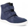 Barefoot zimná obuv s membránou Baby Bare - Febo Winter Pilot Asfaltico blue