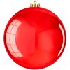 LAALU Ozdoba okrúhla červená lesklá 15 cm