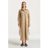 Gant long overshirt coat hnedý