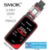 Smoktech full kit X-PRIV s TFV12 Prince - black red (MOD grip)