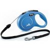 Vodítko FLEXI Classic NEW M lanko 8m/20kg modrá