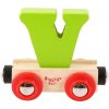 Bigjigs Rail Vagónik drevené vláčikodráhy - Písmeno V
