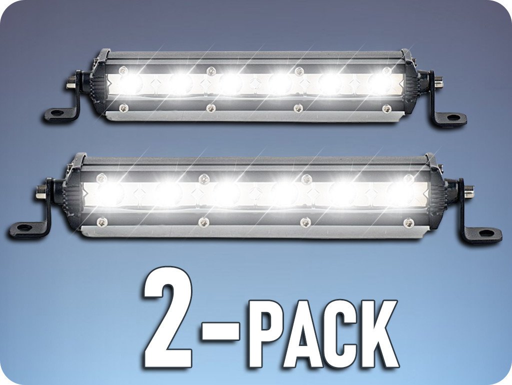 KAMAR LED pracovné svetlo 9,6W, 720lm, 12/24V, 6xLED, IP67/2-PACK! [LB0100]