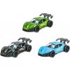 Auto závodné s efektmi 16 cm - čierna