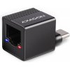 AXAGON ADE-MINIC, USB-C 3.2 Gen 1 - Gigabit Ethernet MINI sieťová karta, Realtek 8153, auto inštal, čierna ADE-MINIC