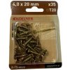KOELNER Skrutka kalená konštr. do dreva, zapust.hlava,4x20mm