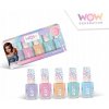 KIDS LICENSING Sada piatich pastelových lakov na nechty WOW WOW00018