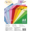 Farebný papier Gimboo A4, 100 listov, 80g, 10 neónových farieb