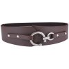 Dámsky Vintage opasok na šaty Yanes Tmavo hnedý