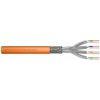 Digitus DK-1743-VH-050 Cat7 SFTP S-STP, 1200 MHz Dca EN 50575, AWG 231, 50m, oranžový
