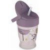 LOVI hrnček so slamkou Lovely Girl Junior ružový / bordo 250ml