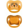 Canpol babies BabiesBoo silikon symmetrical Soother cumlík orange 2 ks