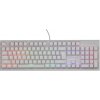 Genesis herná mechanická klávesnica THOR 303/RGB/Outemu Peach Silent/Drôtová USB/US layout/Biela NKG-1879