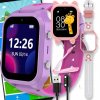 Inteligentné hodinky pre deti DIAWAY KIDS WIFI DETSKÝ KROKOMER BLUETOOTH fialový