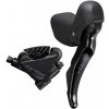 Shimano dual control GRX set STRX400R/BRRX400R - Shimano GRX ST-RX400 / BR-RX400 zadná brzda a radenie 10 sp. Flat Mount polymer+chladič