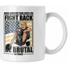 Hrnček s potlačou Trump Fight Back (Hrnček s kvalitnou potlačou)