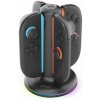 iPega SW2052 Nabíjecí Stanice s RGB pro JoyCon Ovladače Nintendo Switch 2 Black 6974363712457 (57983126141)